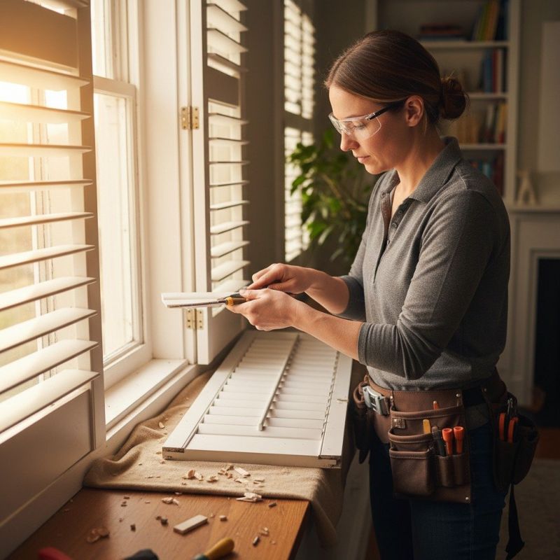 Local Plantation Shutter Repair pros at work