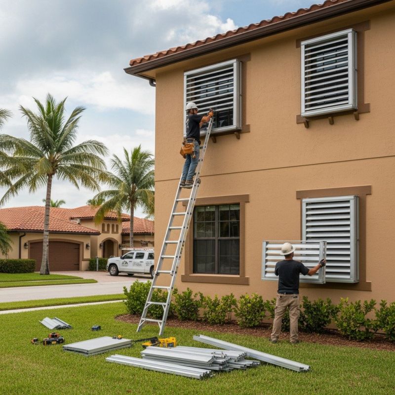 Wind Shutter Installation in Olathe, KS